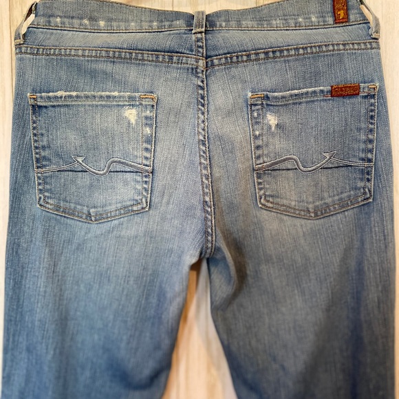 7 FOR ALL MANKIND HIGH WAISTED BOOT CUT JEANS - Picture 4 of 7